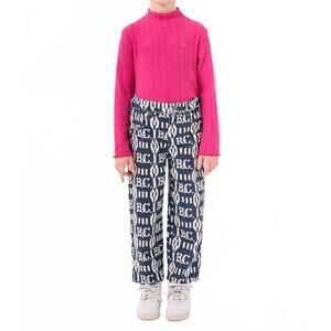 NEW BOBO CHOSES kids vintage all over straight pants in midnight blue